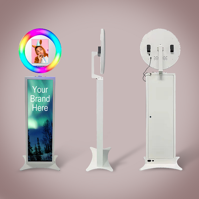 The Digital Selfie Booth with Roamer for Dynamic Events: Flexible Fun.