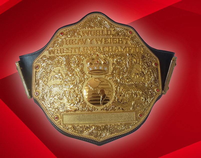 AI photo booth creating a championship belt portrait